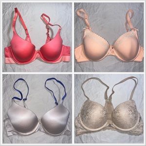 Lot of 4 Pre-Loved aerie 34b Bras